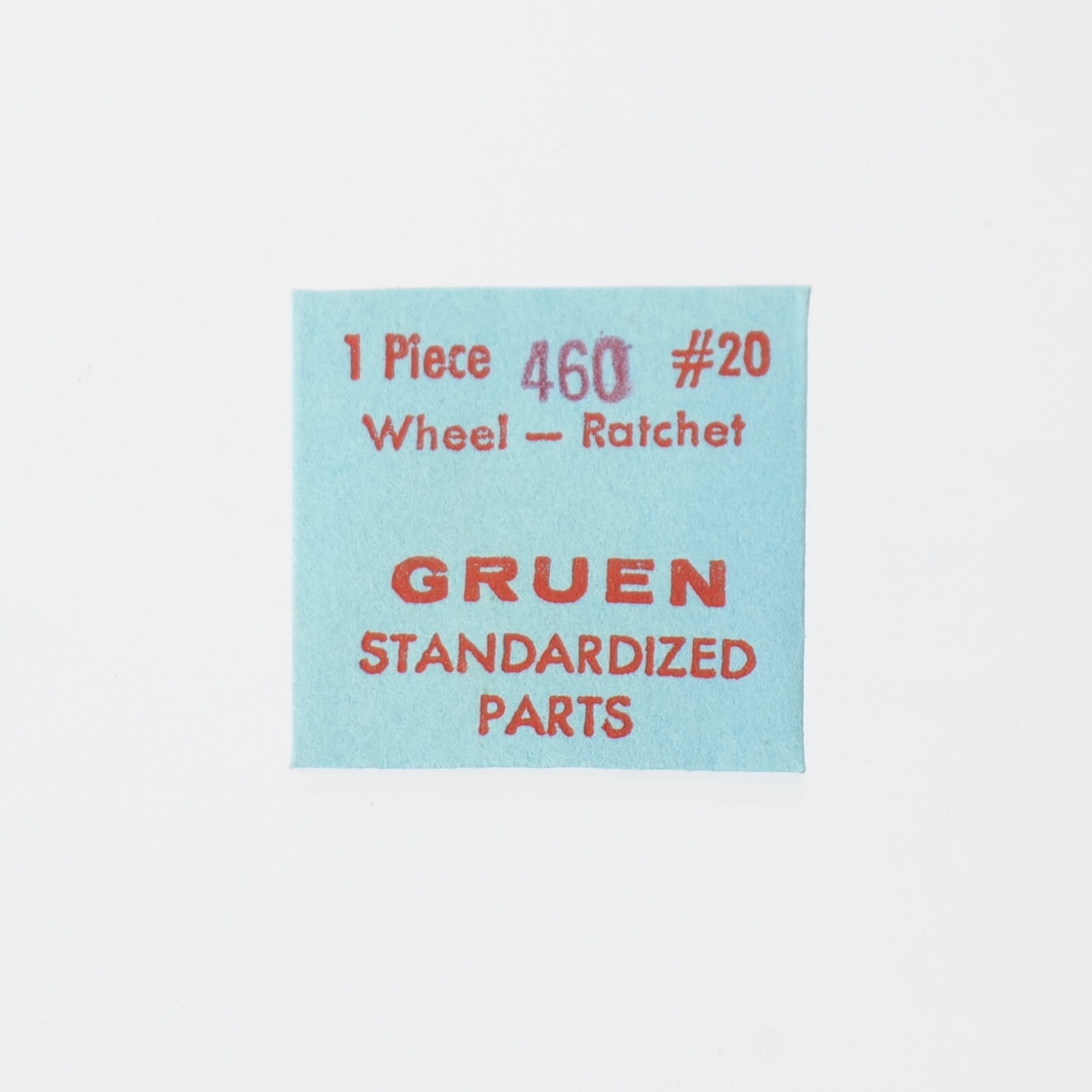 NOS Gruen Cal 460, 470, 475 Ratchet Wheel Watch Part (1) New Old Stock (C14D21)