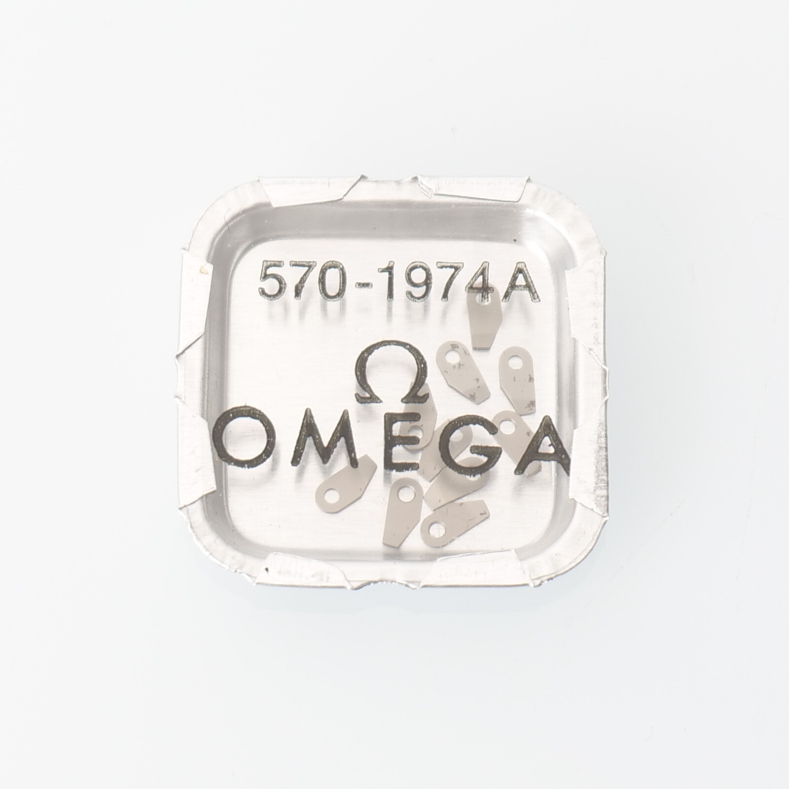 Genuine Omega 570 1974A Watch Case Clamps Part 10 Pieces In Package Original