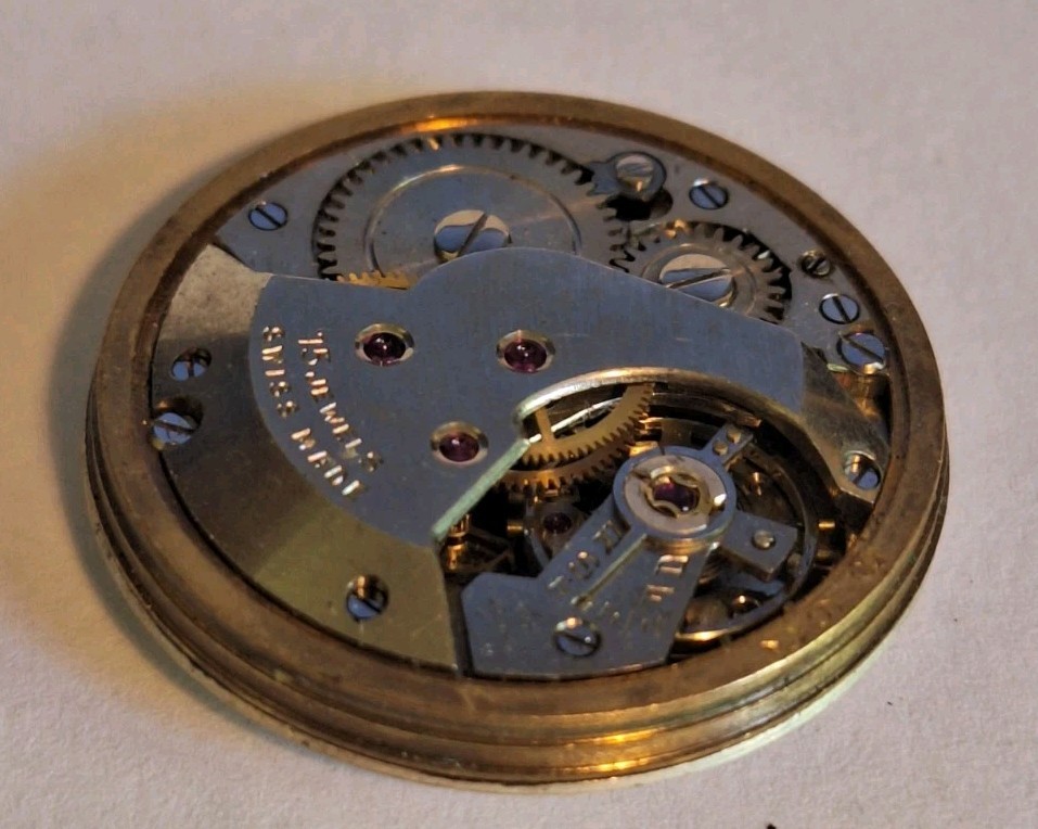 Vintage Fortex 15 Jewels Mechanical Watch Movement (Balance Is Okay)