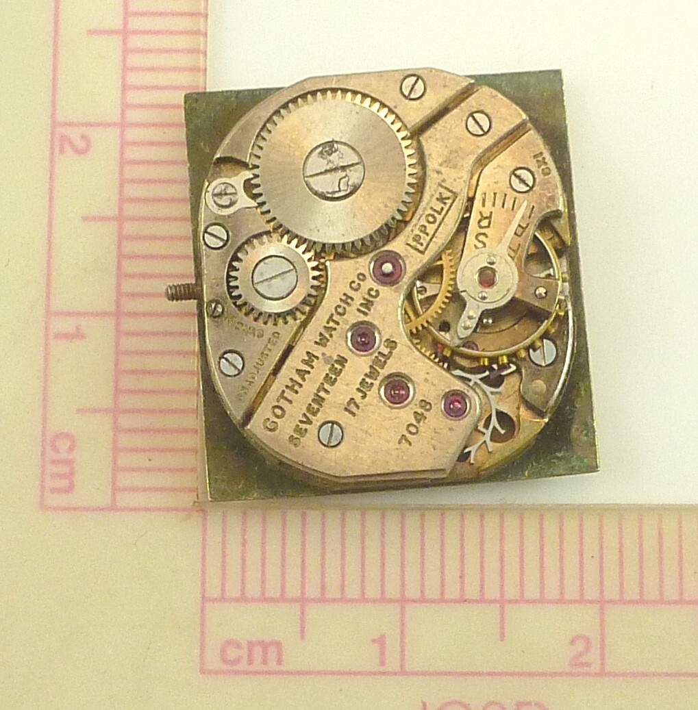 Gotham PPOLK Wrist Watch Movement – Good Balance – Parts / Repair