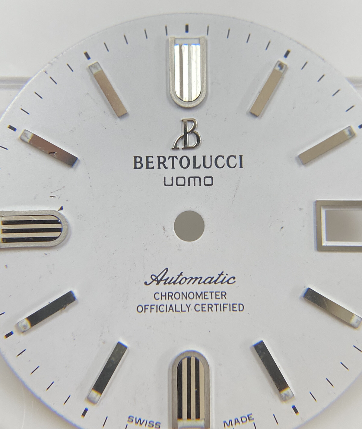 Original Bertolucci Uomo Automatic 28mm White Dial Ref: 884.55.41.10B