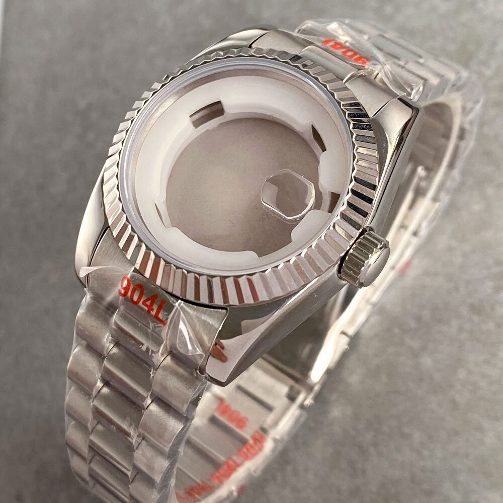 31MM Case Sapphire Jubilee Strap Fit NH05 NH06 Automatic Lady Watch Fluted Bezel