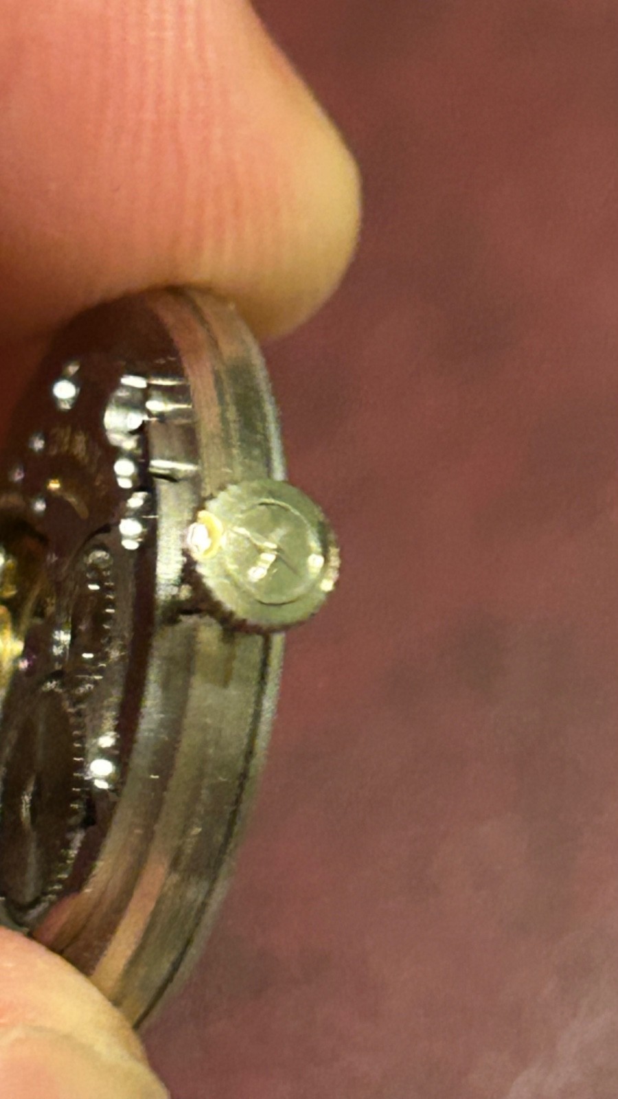 Original Zenith Movement, Dial & Hands, Original Crown