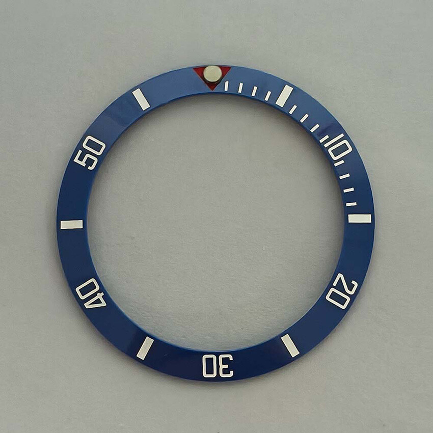 38MM 30.5MM SUB Bezel Beveled Ring Red Triangle Ceramic Bezel Watch Accessories