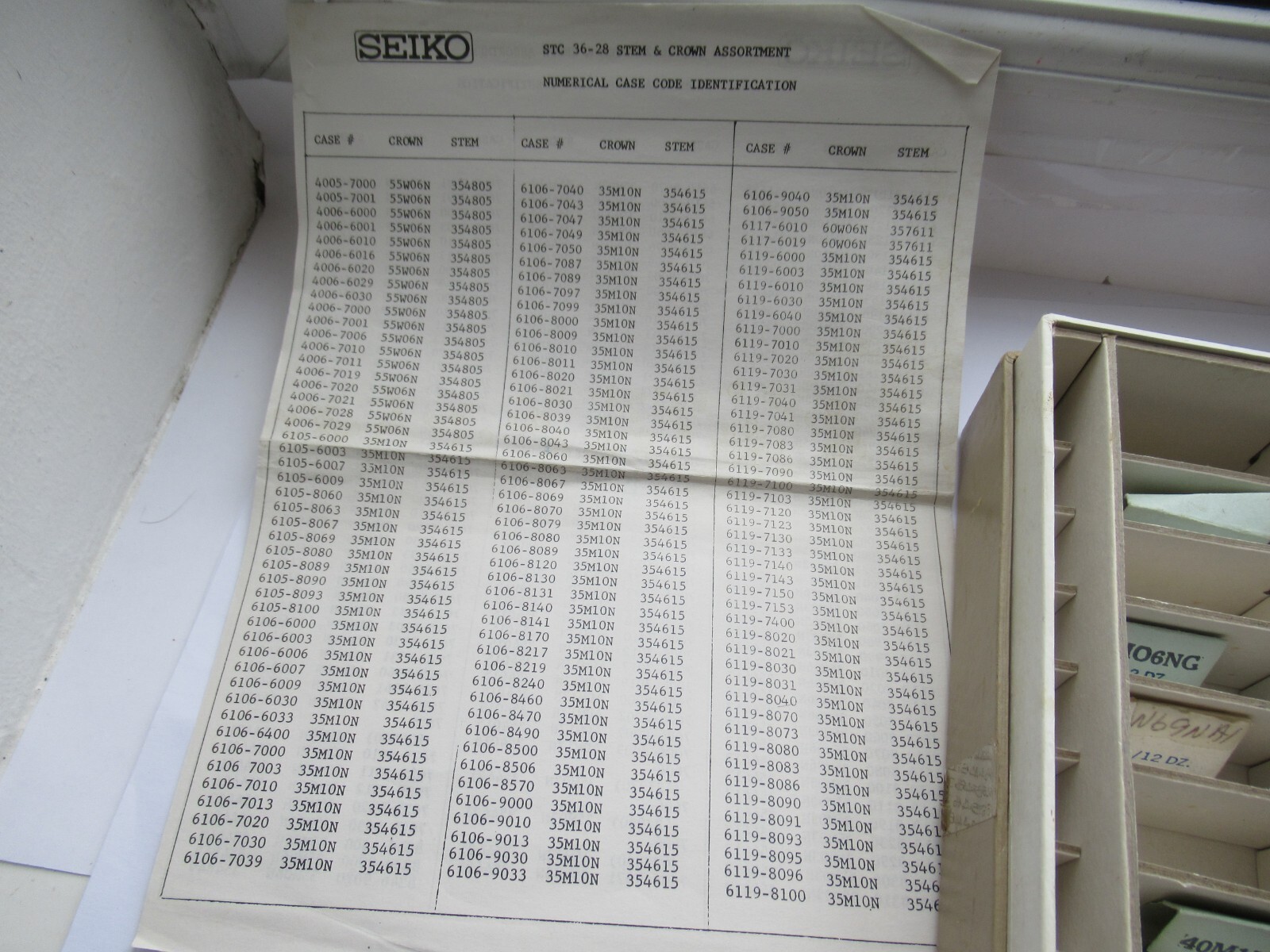 Seiko Crown Genuine 7625-8030 8031 8O40 NOS See Photos Model Fitment