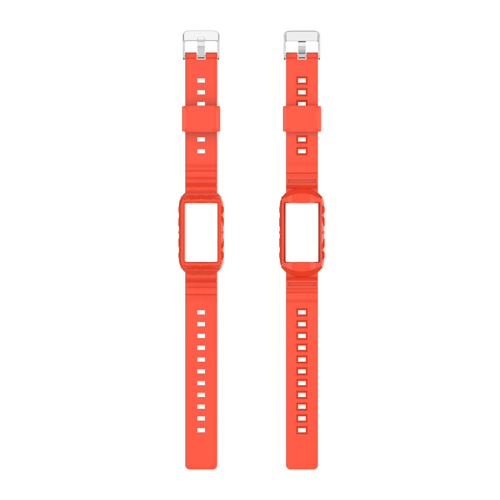 TPU Armor-In-One Watch Strap Watch Accessories Parts for Fitbit Charge6/5/4/3