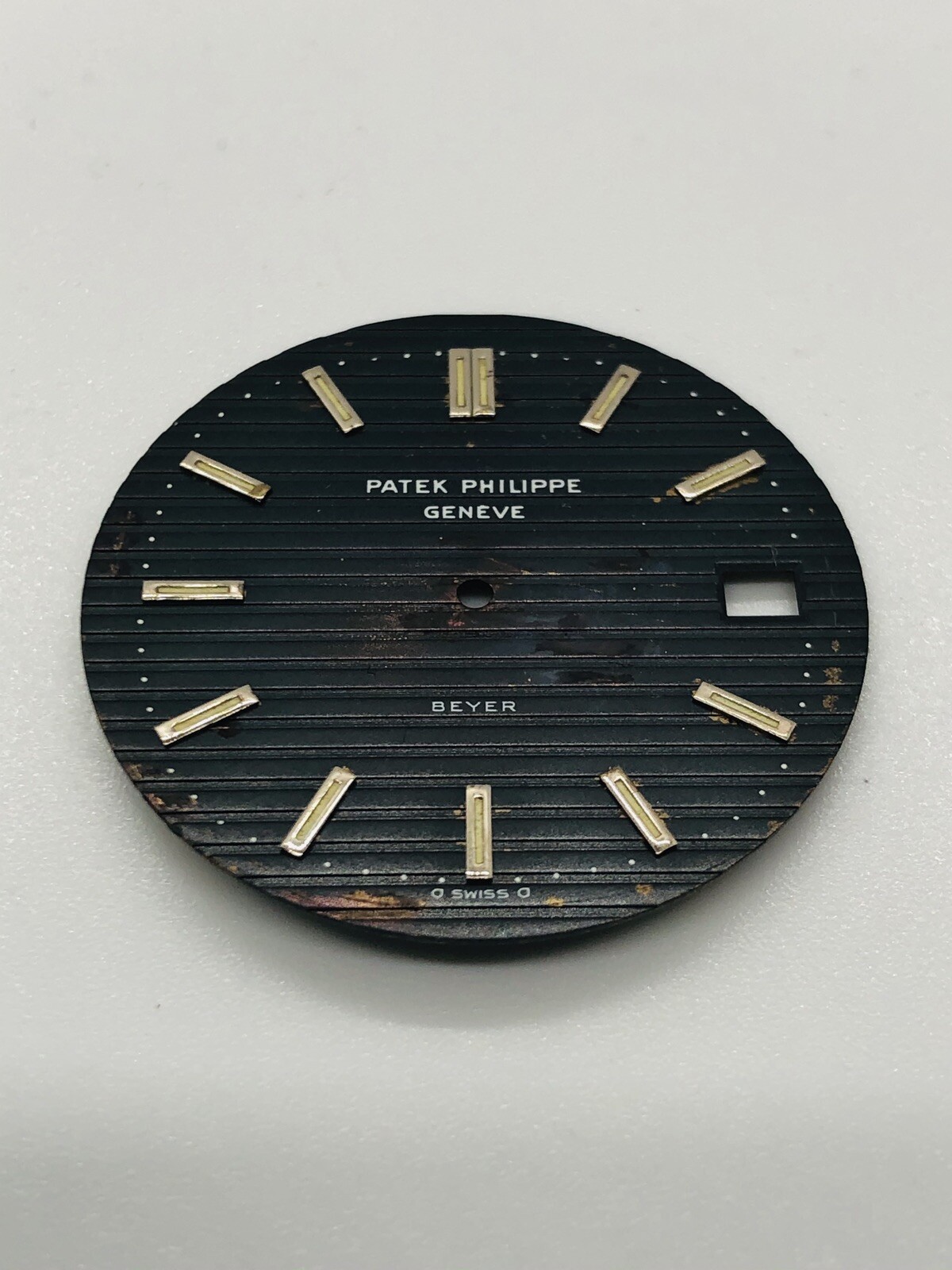 Patek Philippe 3700 Jumbo Nautilus BEYER Signed Tropical Dial All Original