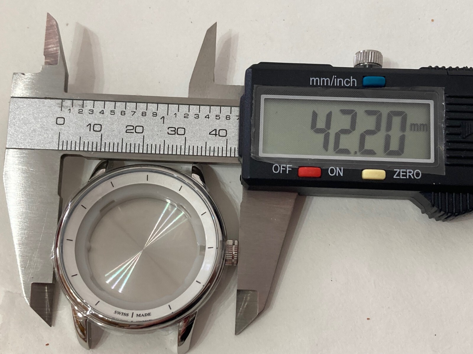 SPARE PARTS ACCESSORY STEEL CASE PHILIP WATCH CARIBE NEW.9