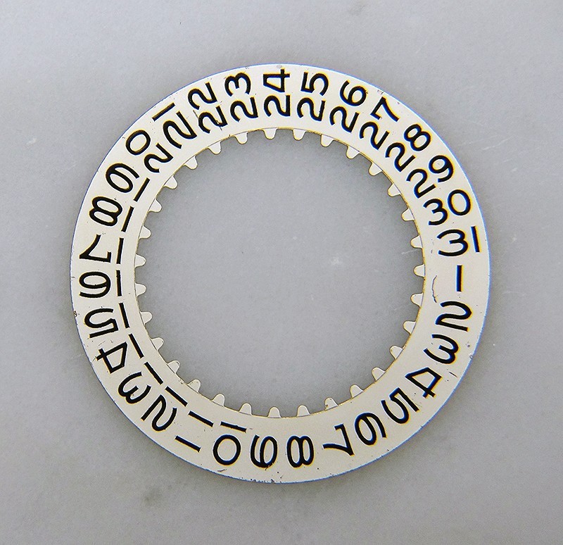 Rare Genuine Rolex Submariner GMT Silver Hook 7 Date Disc Wheel 1560 1570 1575