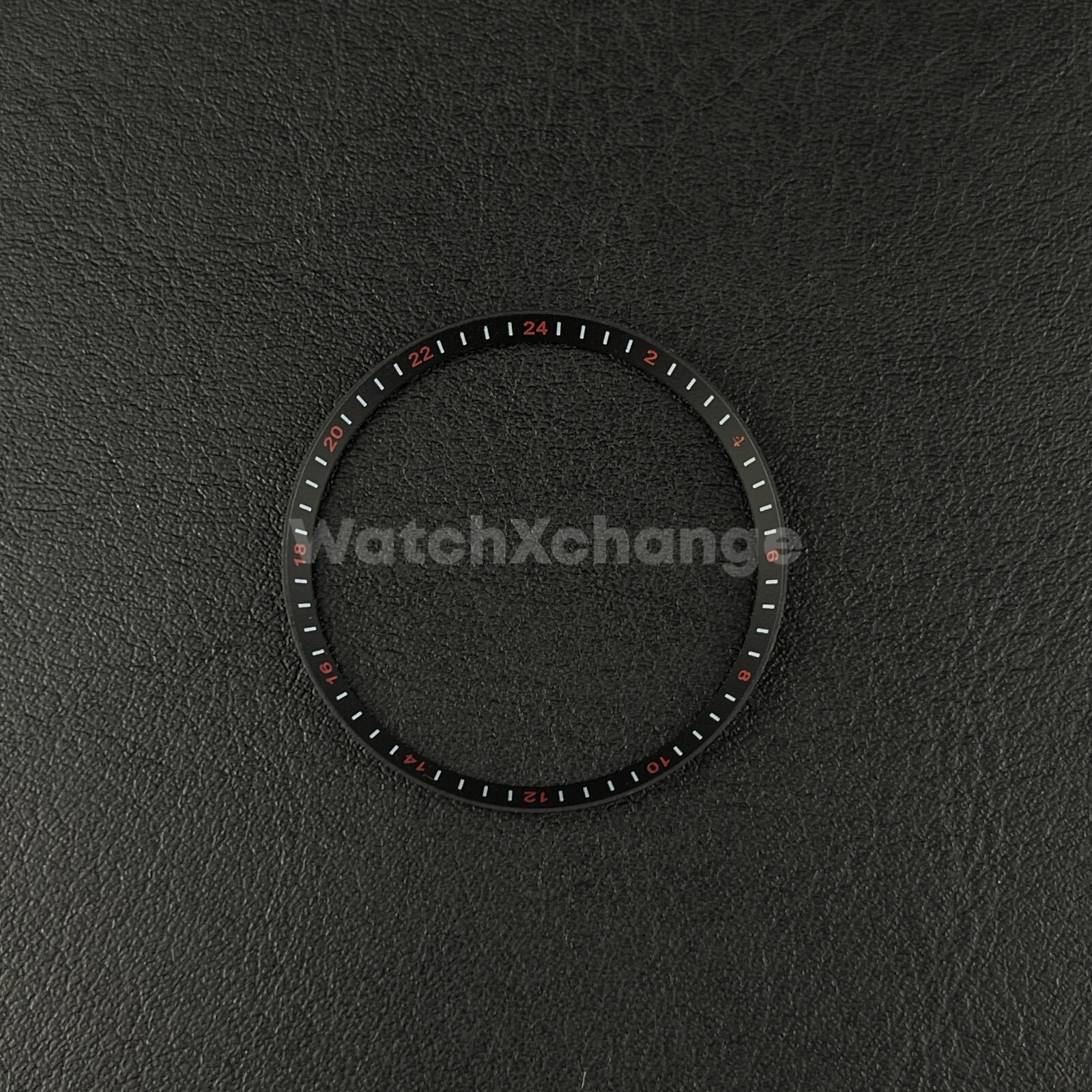 Black & Red Chapter Ring for Seiko SKX007 SRPD & Mod Watches 30.5mm NH36 NH35
