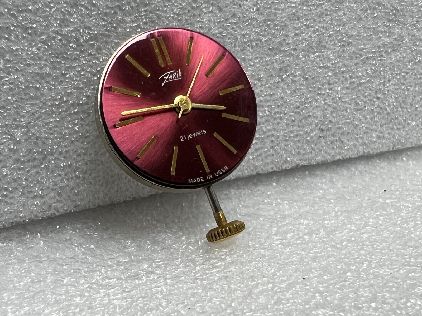 Watch movement USSR ZARJA Cal.2009b plus Dial. Working , for parts