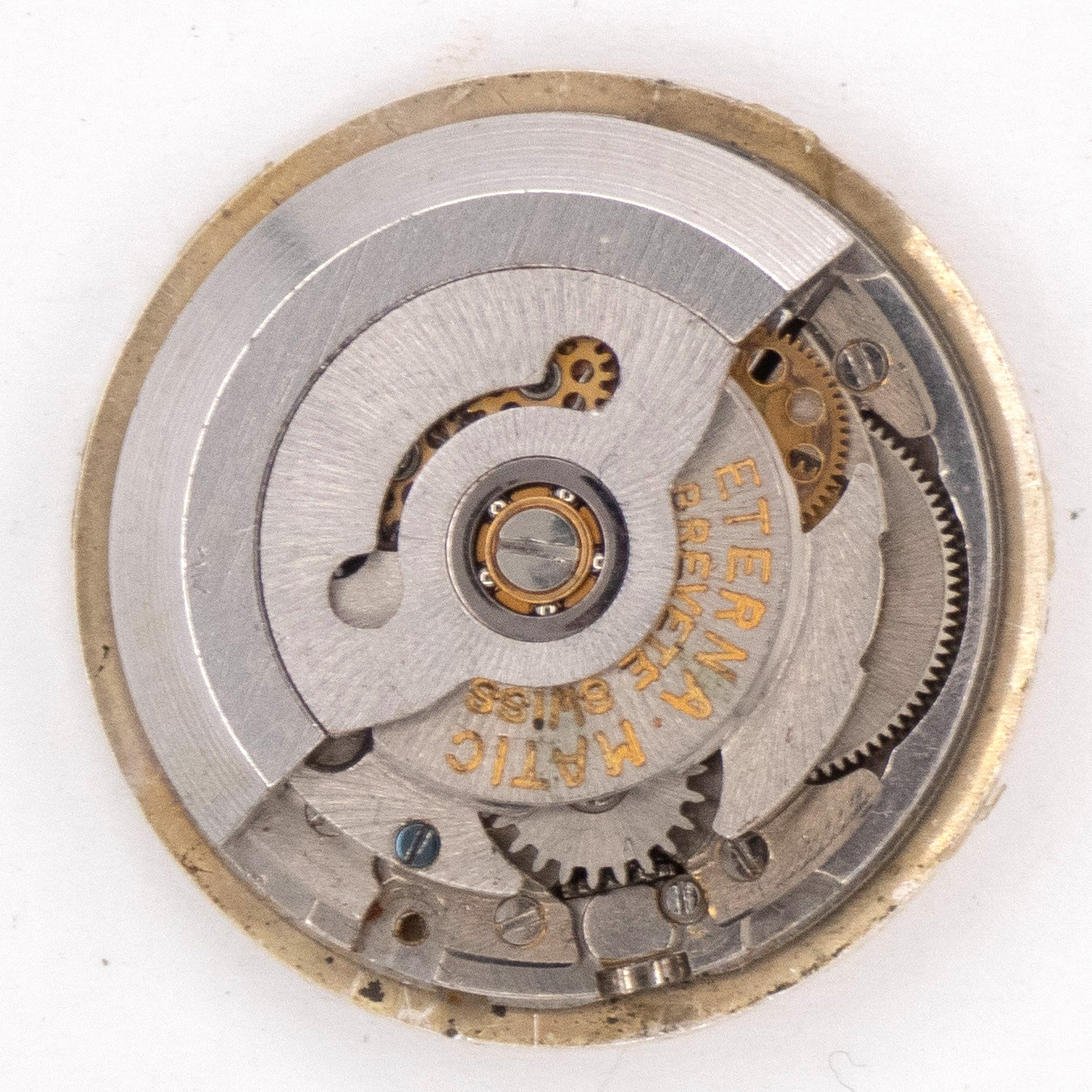Vintage Eterna-Matic Caliber 1446U Automatic Wristwatch Movement, Runs