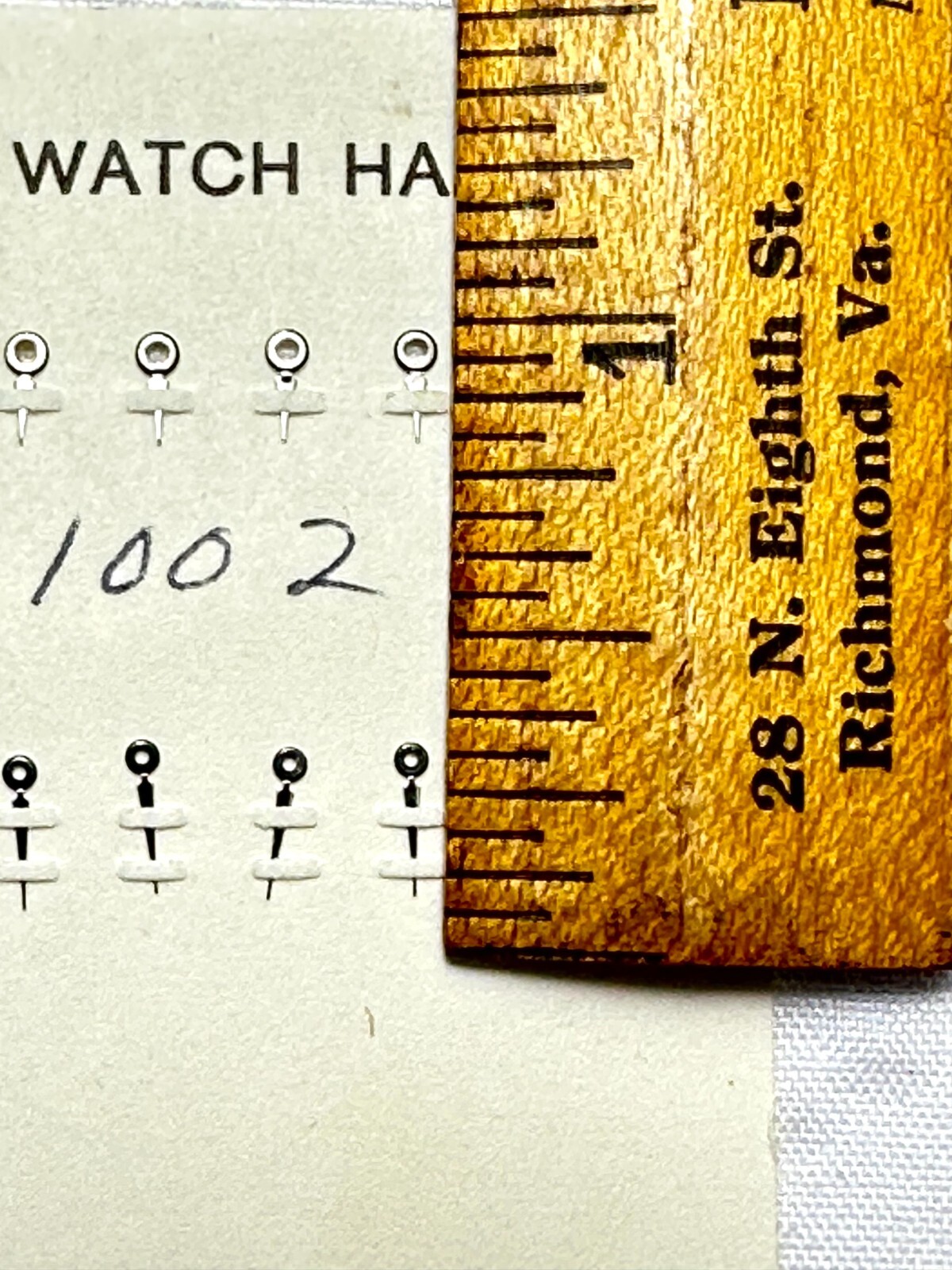 Newall No 104 Silver Lozenge Watch Hands AS976-1012 AS SHOWN 20-50
