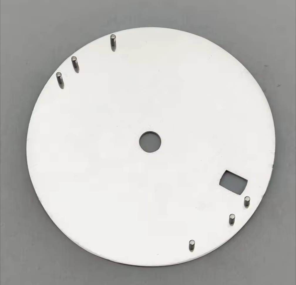 Who Cares I’m Already Late 28.5mm Dial enamel ceramic white 3D metal text NH35