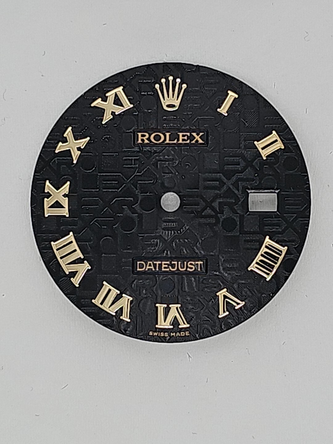 Rolex DATEJUST 36mm Custom Black Jubilee With Gold Roman Numeral Dial