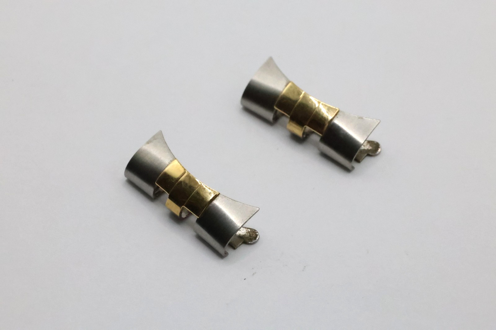 Authentic 455B Rolex 20mm End Links 18k Yellow Gold & Stainless Steel #635