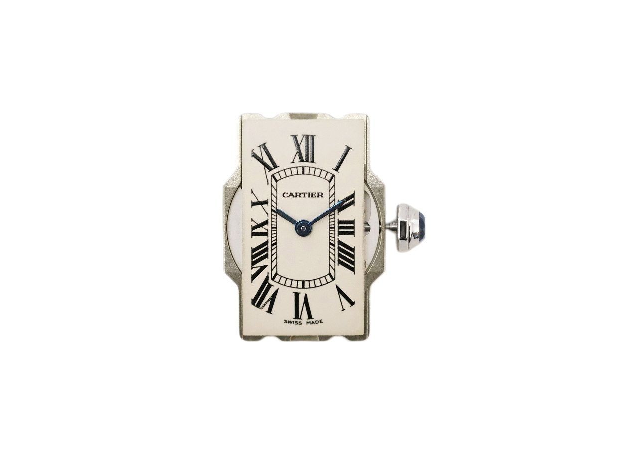 Vintage Cartier Tank Americaine Cal.157 QZ Movement Watch Parts 12.5mm Working
