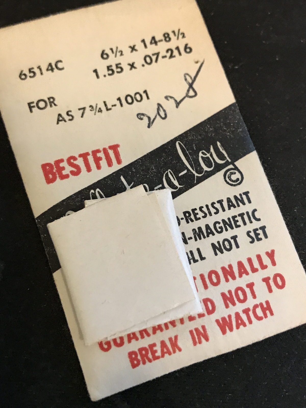 BESTFIT Mainspring 6514C for Bulova 7AM & AS 1001 – Alloy