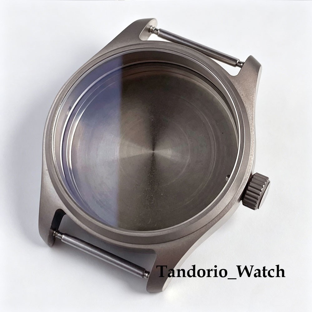 36mm/39mm 20ATM Titanium Pilot Diver Men Watch Case For NH35 PT5000 Miyota 8215