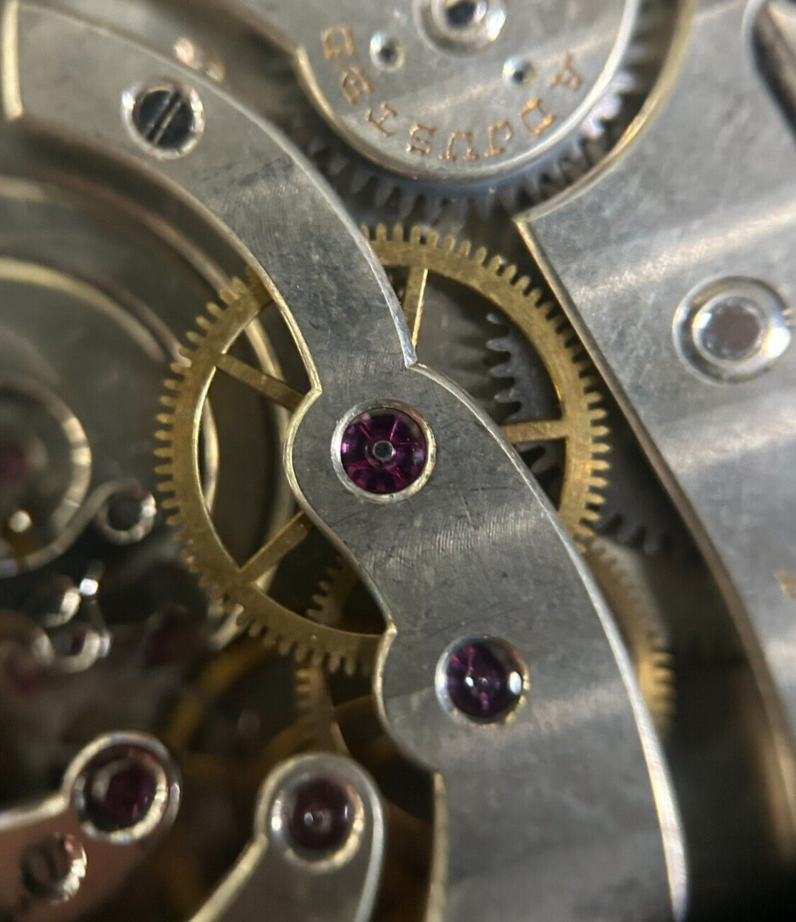38.7mm Agassiz 21 Jewel Mechanical Pocket Watch Movement (Incomplete)