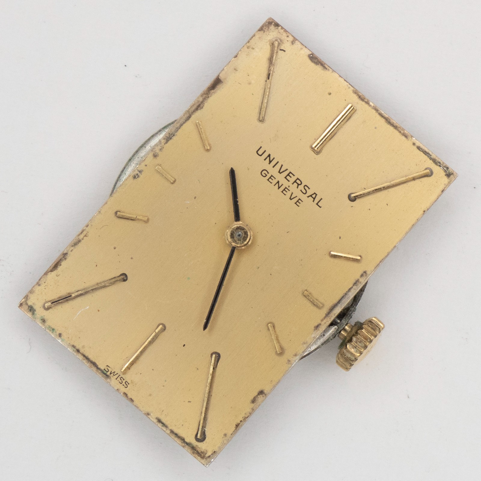 Vintage Universal Genève Caliber 42 17-Jewel Wristwatch Movement, Runs a Bit