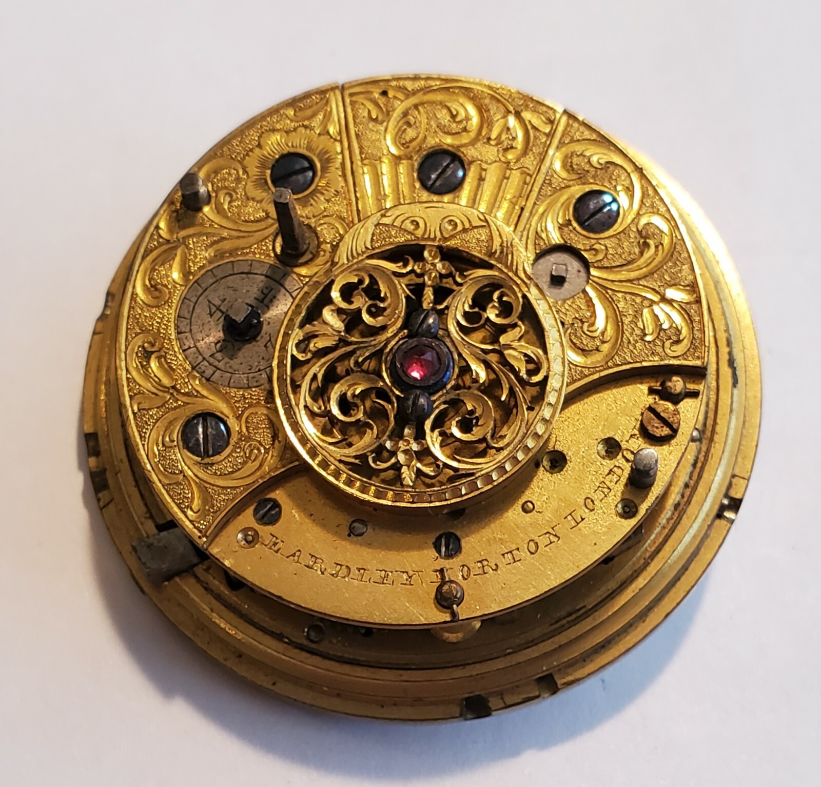 Antique 18th Century Eardley Norton London 44mm Verge Fusee Repeater Movement