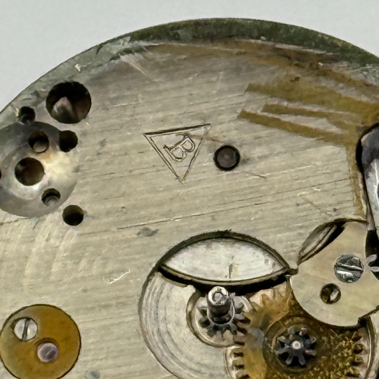 Buser Watch Movement B Good Balance Manual Wind Vintage Parts Repair 23.1mm
