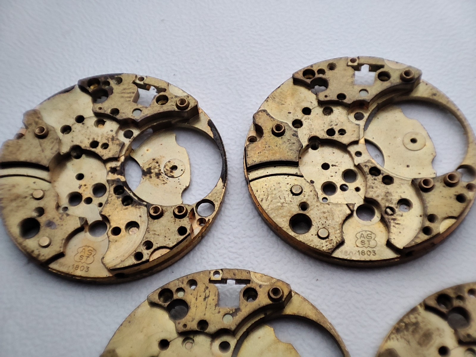 AS ST 1803 Watch Main Plate Platinum 23.6mm x1 for buy