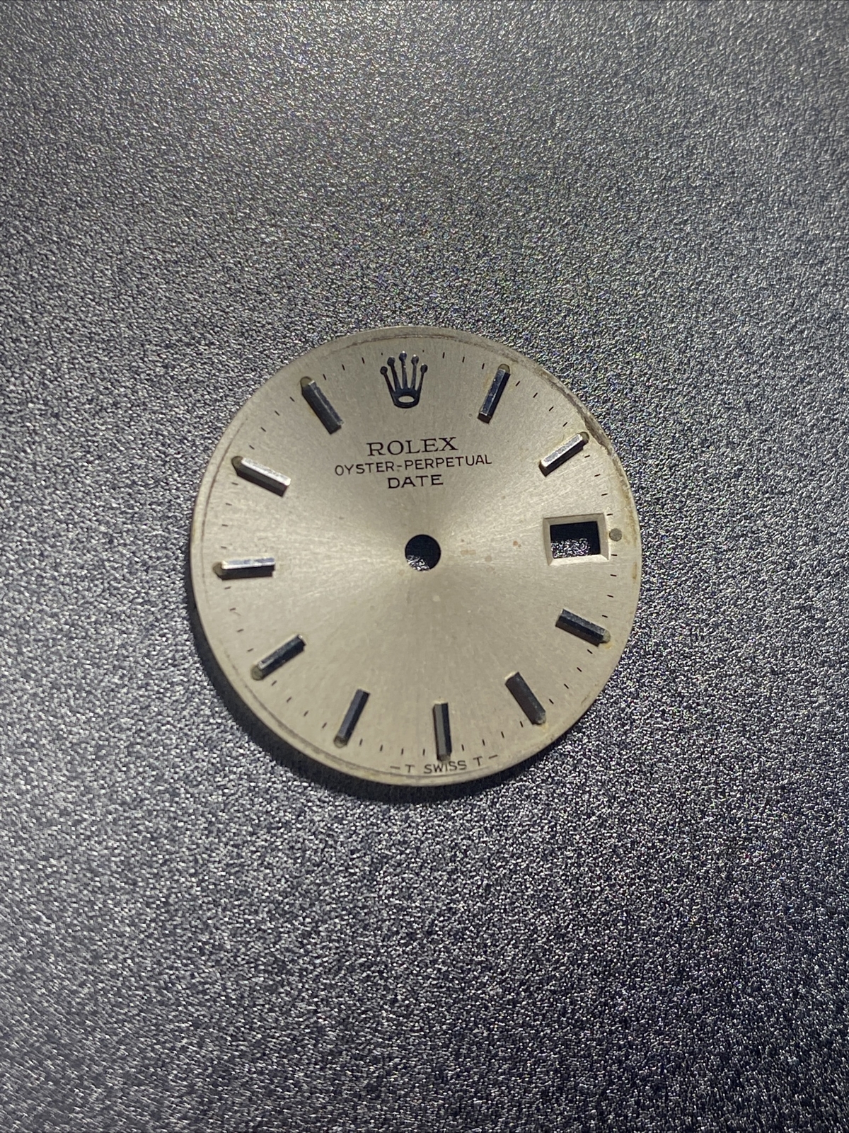 Old Genuine Rolex Silver Dial Date For Cal 6917 6517 6916 6516 #F