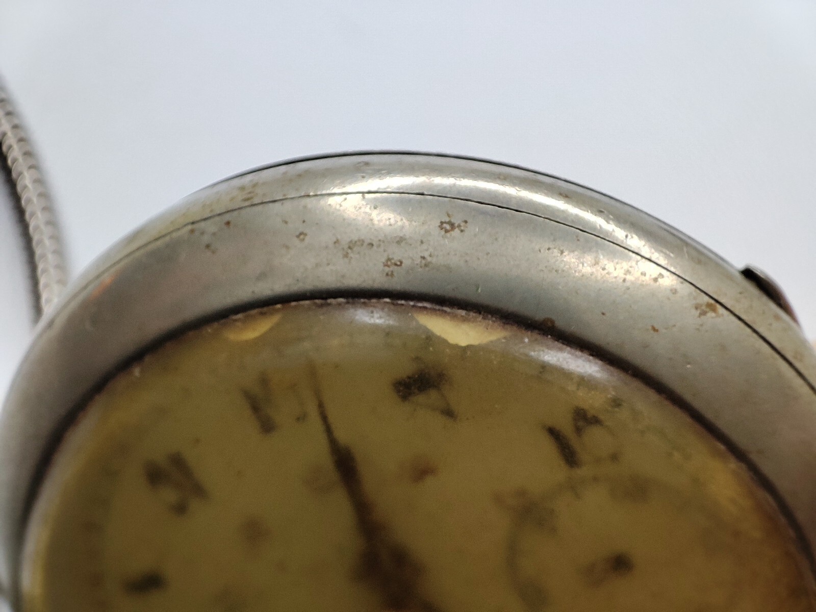Argentan pocket Watch – 48.8 mm – for parts and spares