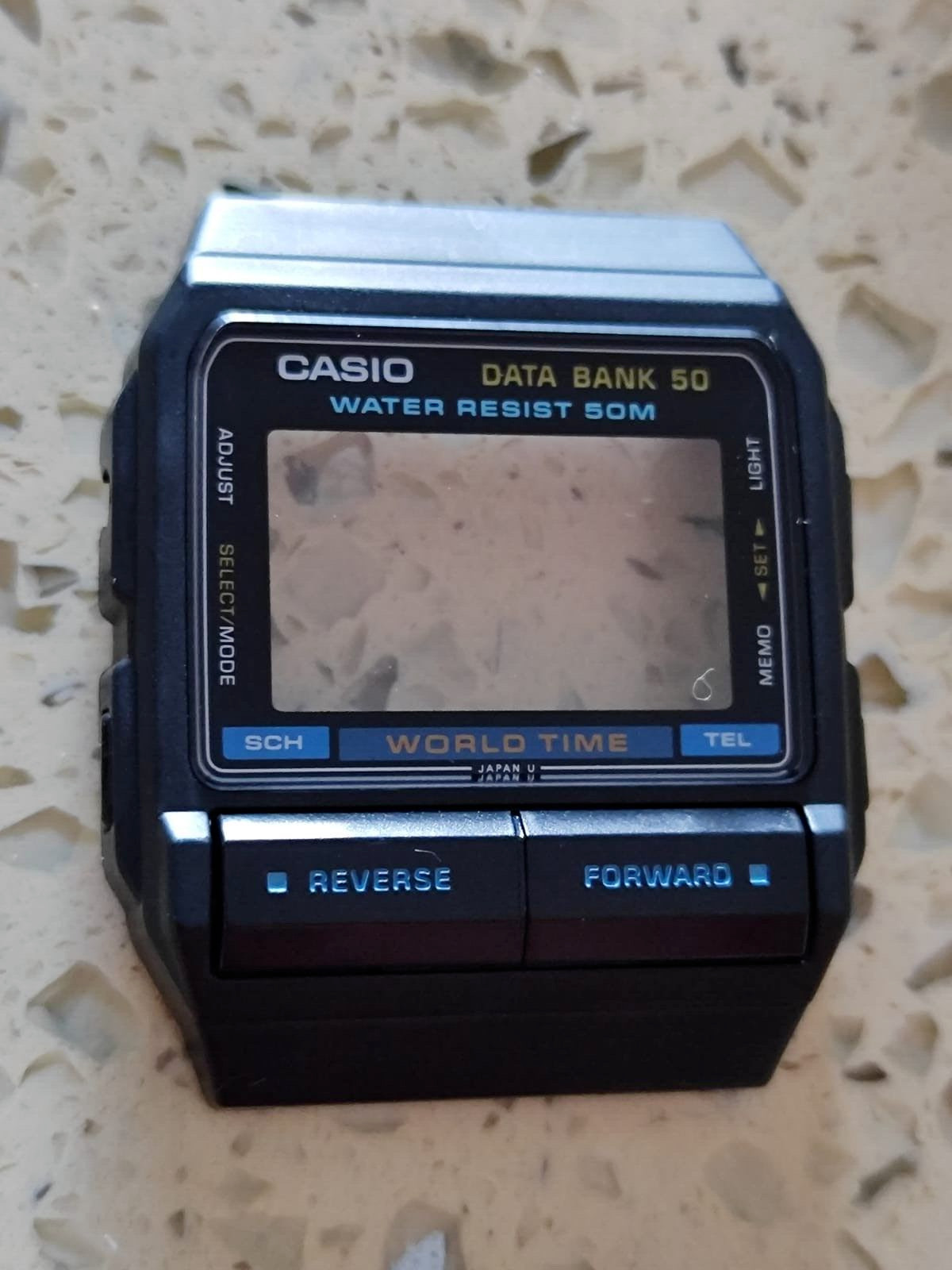 Original CASIO CASE CASIO DATA BANK DB-55 Black . QW..675 NOS