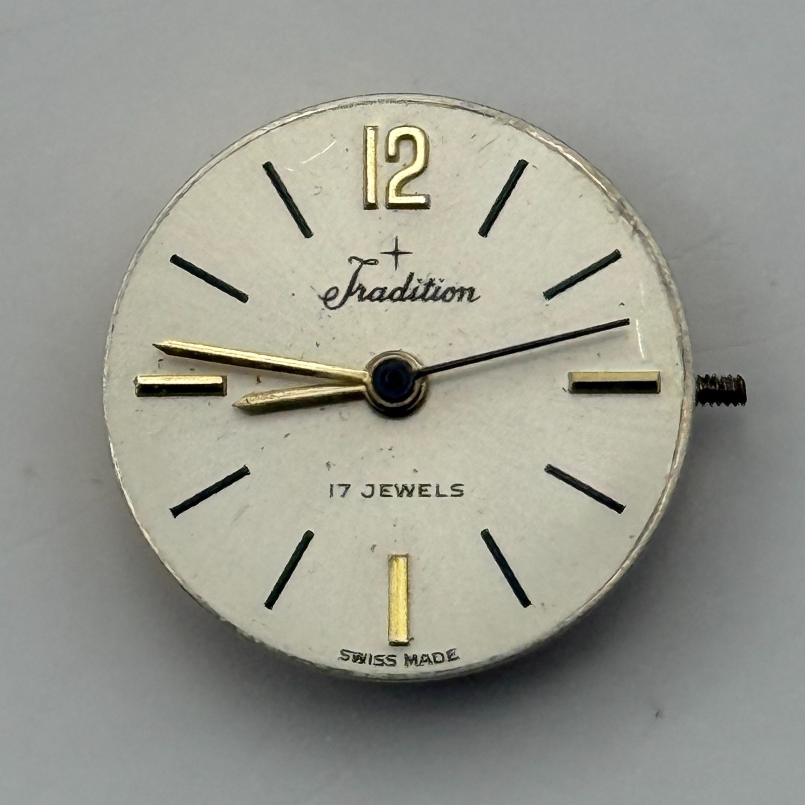 FHF 57-21 Fontainemelon Watch Movement Tradition 17 Jewels Swiss Parts 15.2mm