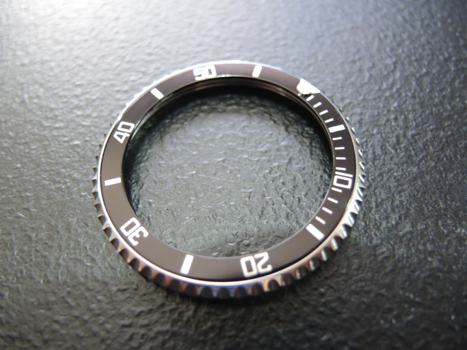 NEW STAINLESS ROTATING BEZEL W/ SUB STYLE INSERT LARGE DIVERS SKX007-009/SKX399