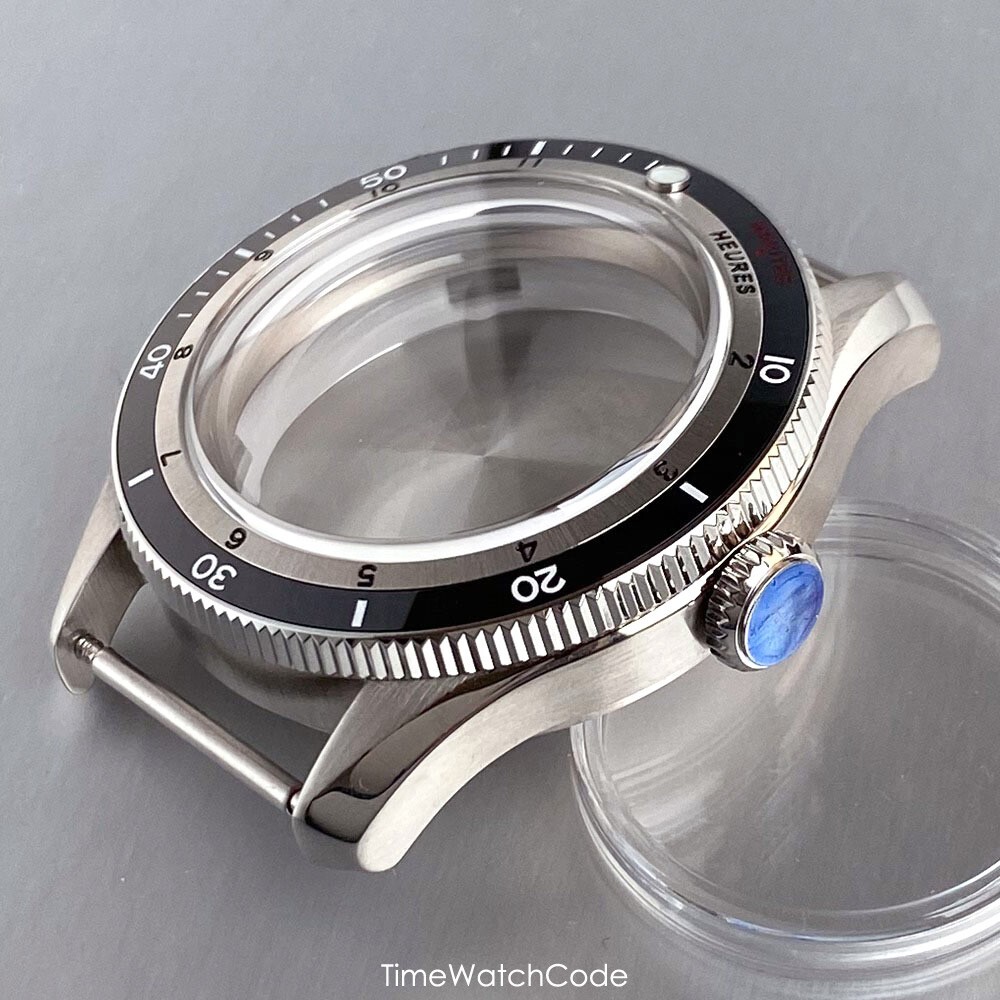 40mm NH35 Diving Watch Case Bubble Sapphire Fit NH36 NH38 PT5000 ETA2824 20BAR