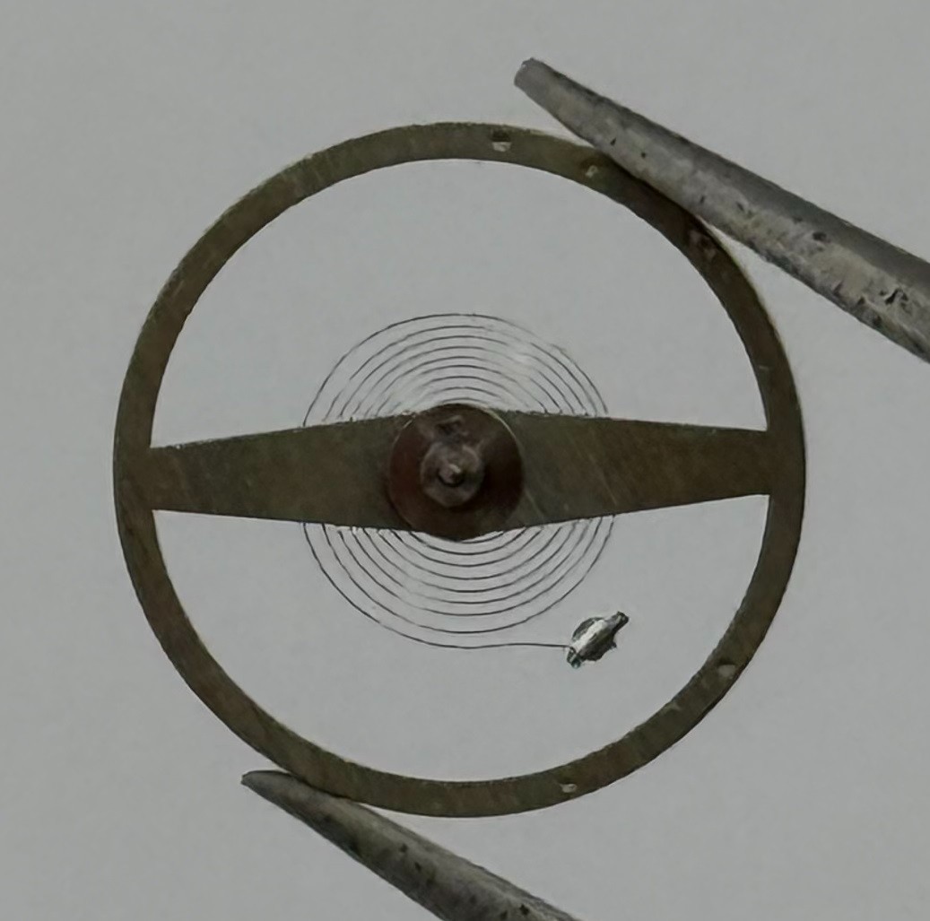 ST 1686 1786 Balance Wheel Complete And Spring Renata 1115 Watch Movement Parts