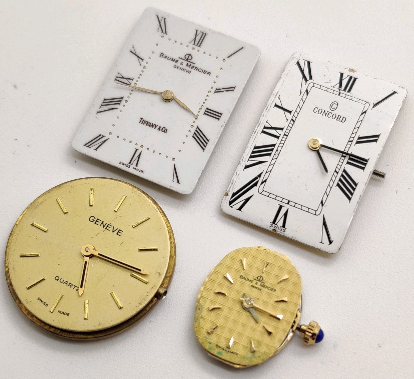 Tiffany & Co. Baume Mercier ETA 279.001 976.001 quartz movements For Repair