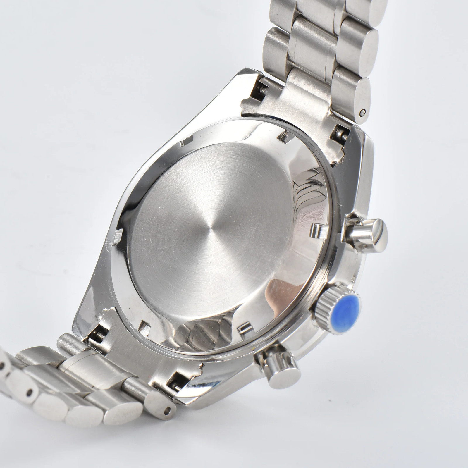 37mm Back Cover Stainless Steel Moon Pattern Bottom Cover For VK63 Watch Parts