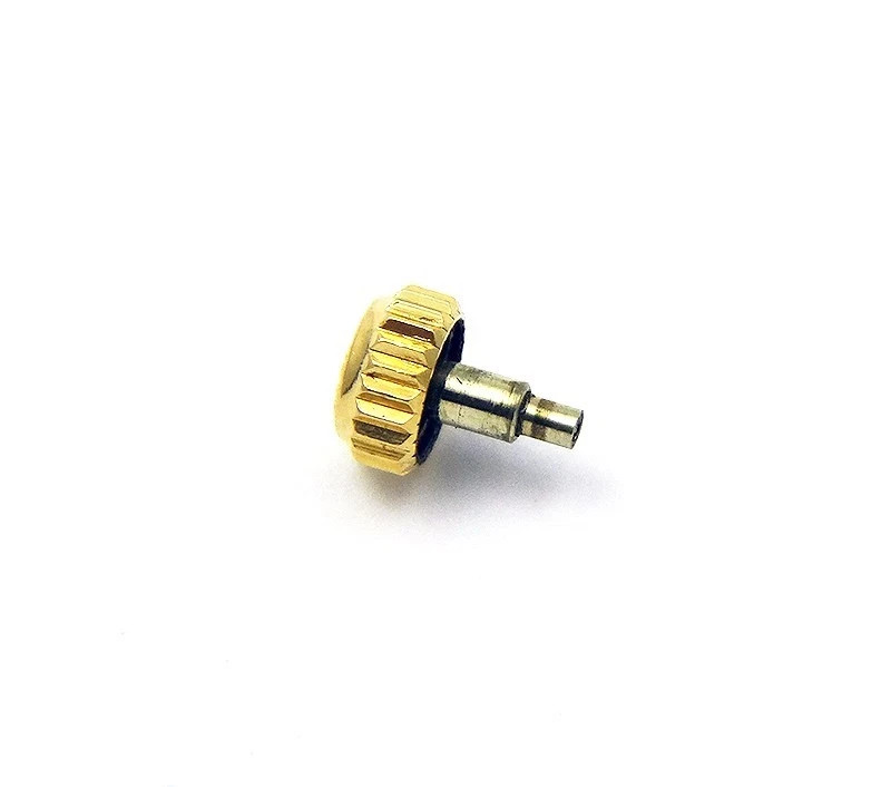 Genuine Rolex B24-530-8 18k Yellow Gold 5.3mm Winding Crown for Watch Movement