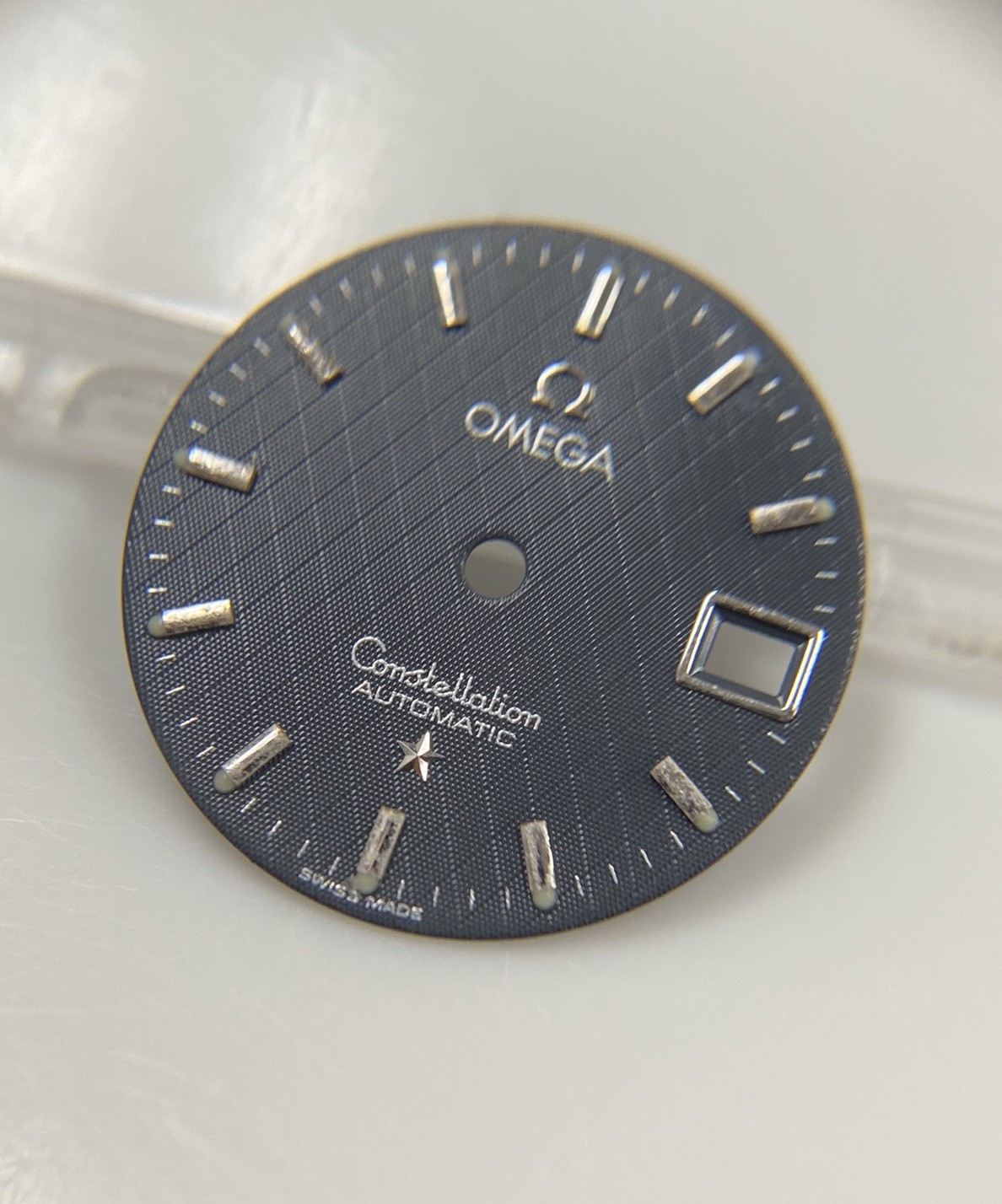 Original NOS Omega Constellation 20.50mm Navy Blue Dial