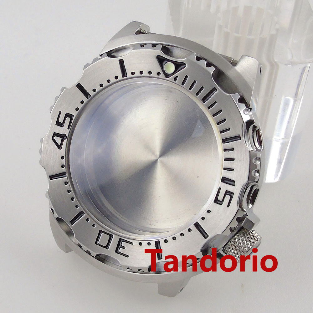 42mm AR Sapphire Crystal Watch Case for NH34 NH35A NH36 200M Monster 3.8 o’clock