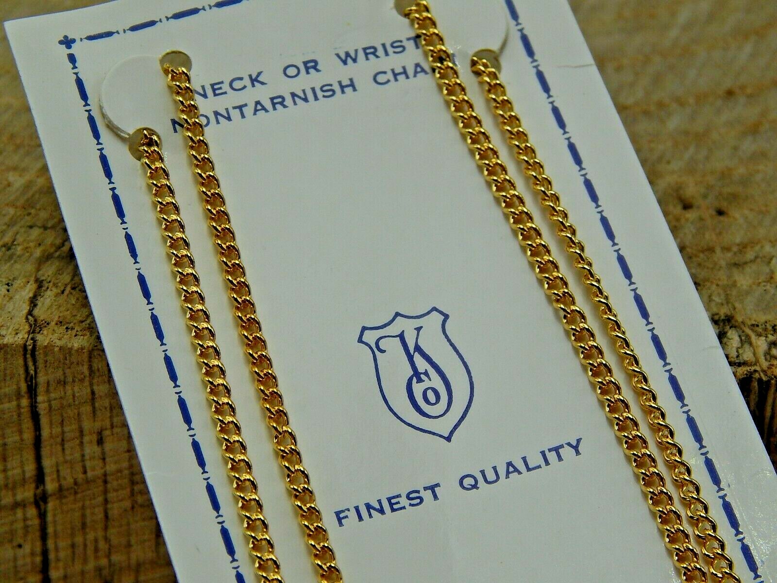 Vintage 1950s high quality 24 in gold plated Chain necklace Kinney Co Providence