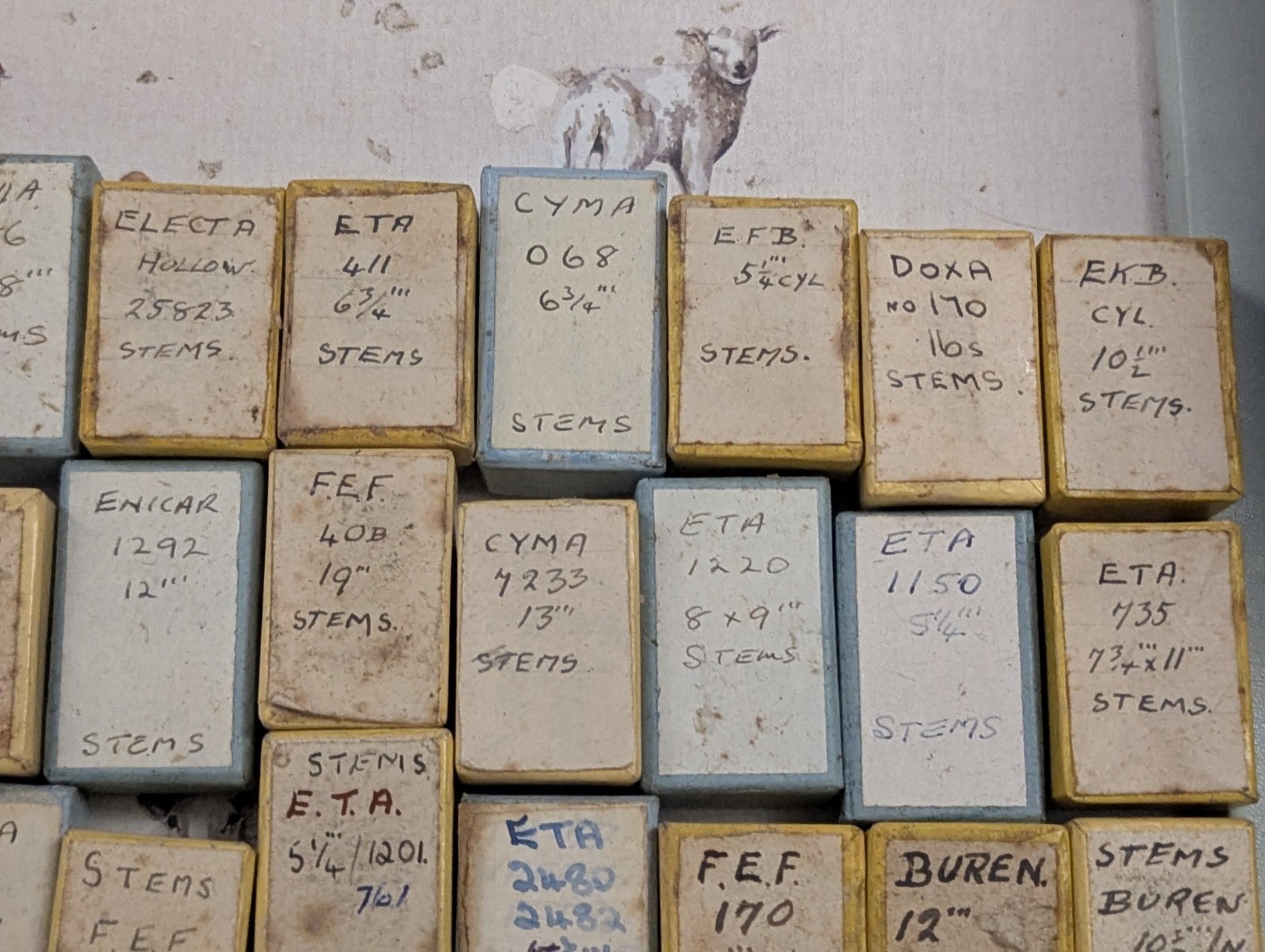 Watch Parts, New Old Stock in Boxes, Various Makes / Cals, ETA, Alpina etc #R621