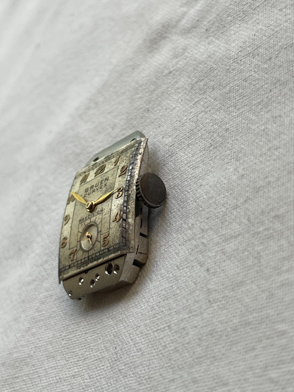 Gruen Precision 330 – movement for mens watch AS IS, lot2907