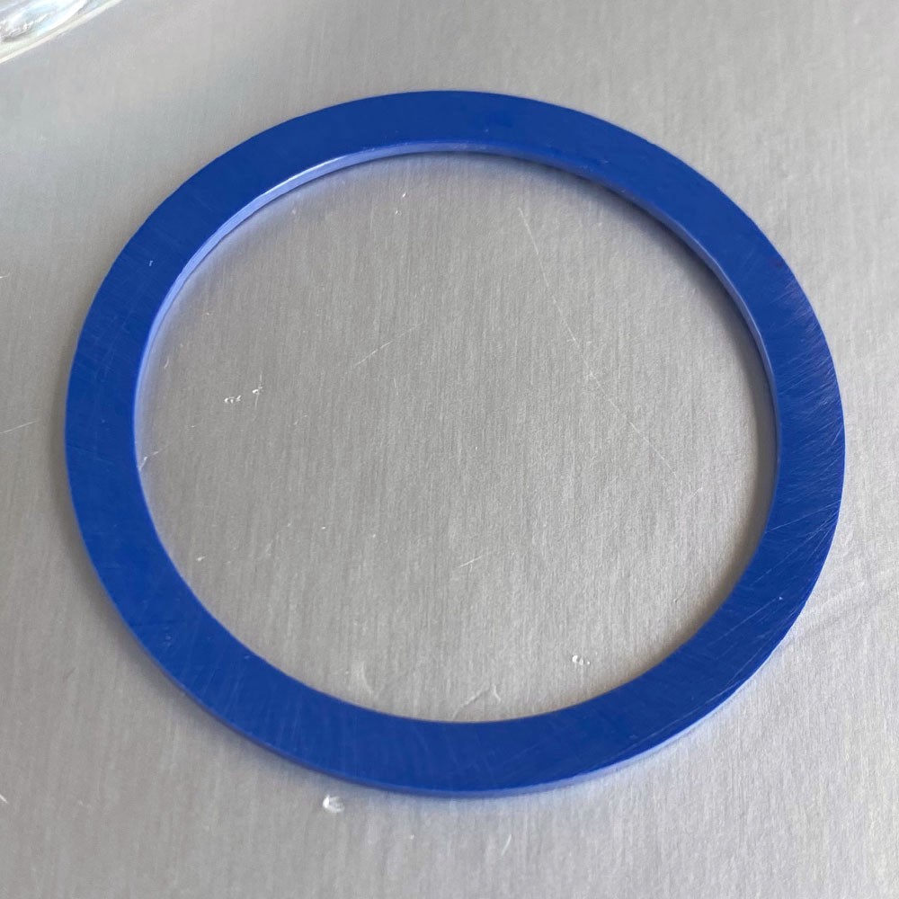 38MM*31.5MM Flat Alloy Ceramic Bezel Insert For NH35 NH34 GMT SKX Diver Watch