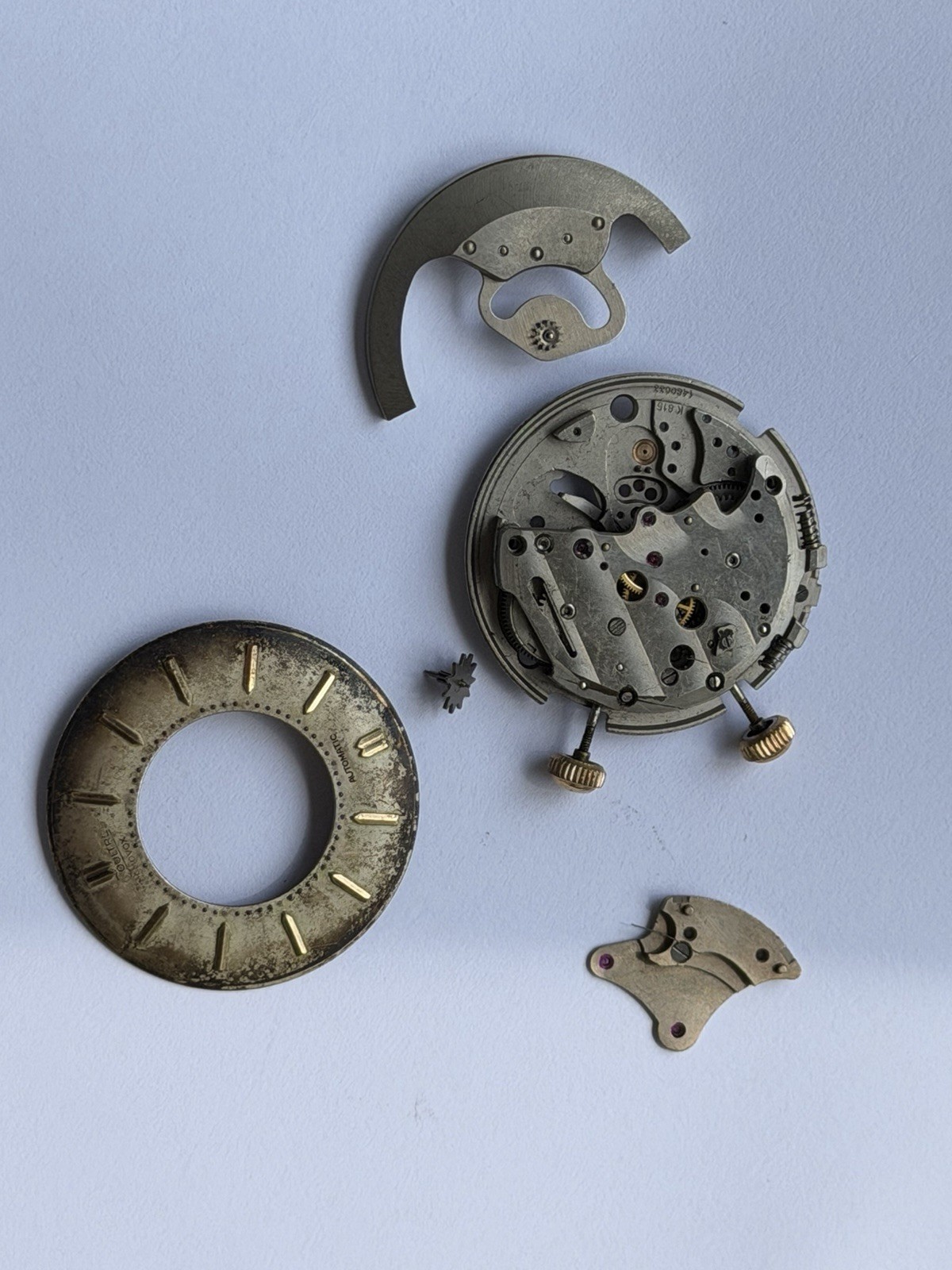 Jaeger LeCoultre Memovox K815 Movement For Parts Or Repair