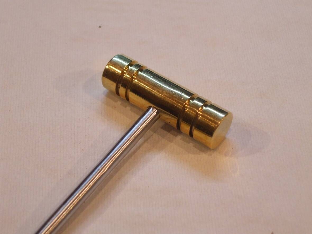 Hammer Handle Steel Brass Head 150g Goldsmith Hammer Brass Steel Handle tools