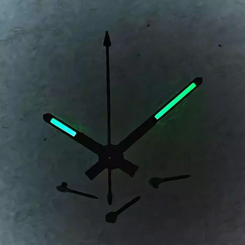 Watch Hands 6 Hands + Green Luminous Coating For Japanese Quartz VK63 Movement