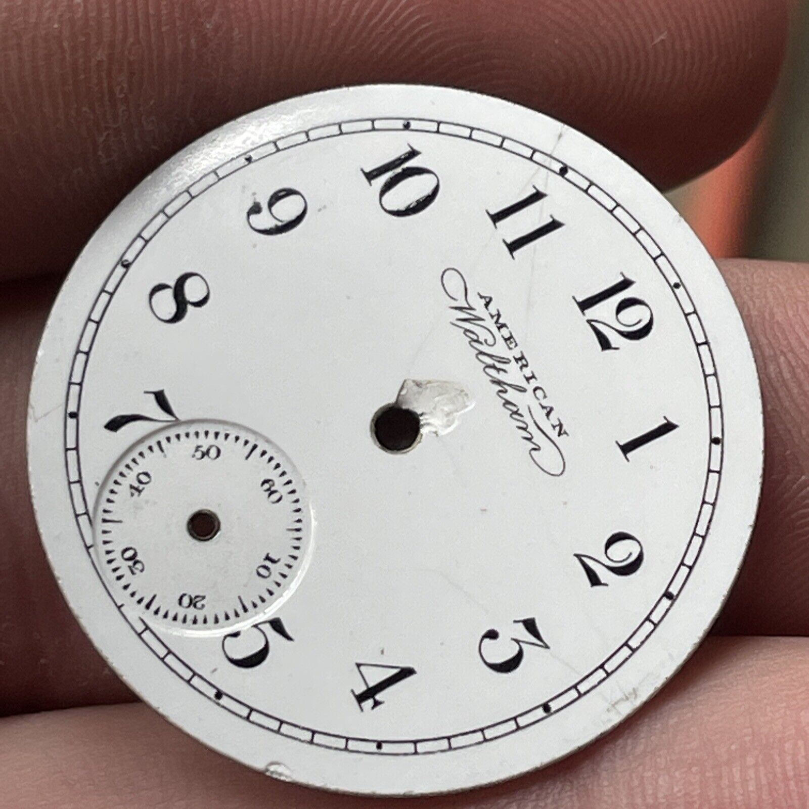 VTG Waltham Watch Co. American Watch Face