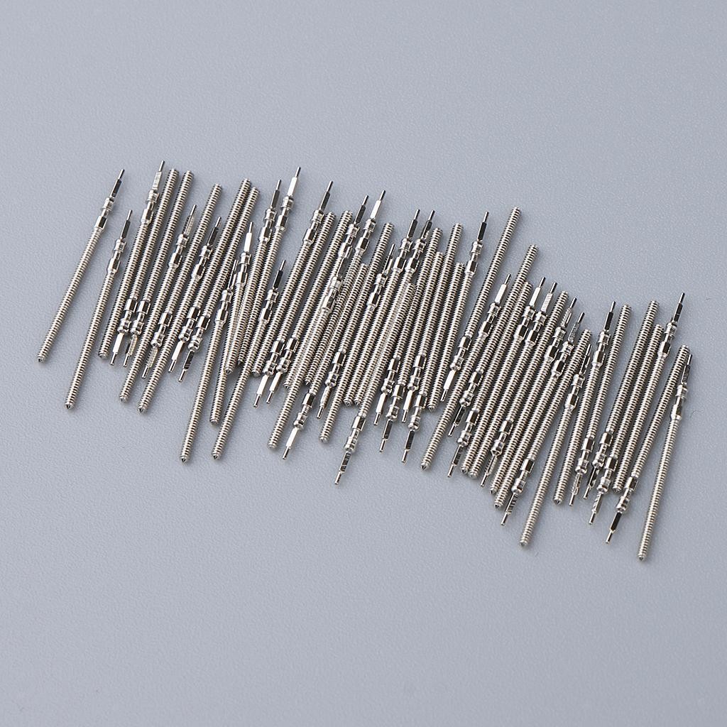 100Pcs Winding Stems Parts for Different Watches Movement Accessories 2035