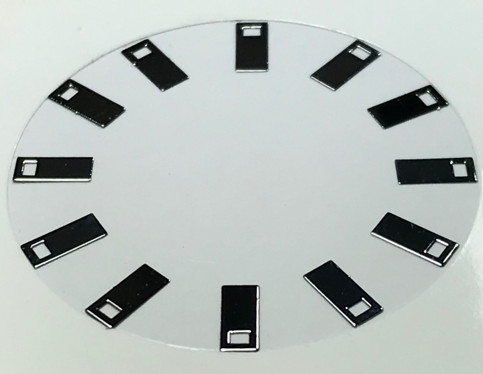 Watch Dial Hour Silver Markers Roman Numbers Numerals Small Miniature Parts 4.3m